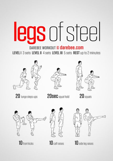 Inner Leg Workout, Darbee Workout, Leg Workout Plan, Leg Workouts For Men, Home Workout Men, Calf Exercises, Trening Sztuk Walki, Leg Workout At Home, Fitness Shirts