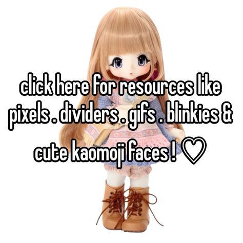 :3 #whisper #link #kaomoji #cutecore #kawaii just click the pin & you’re all set to go !! . Kawaii, How To Make Icons Aesthetic, Cutecore Discord Emojis, Kawaii Online Stores, Rokuta Icon Paradox Live, Divider Gif Discord, Kawaii Dividers Discord, Yami Kawaii Art Pfp, Click For Whisper Font