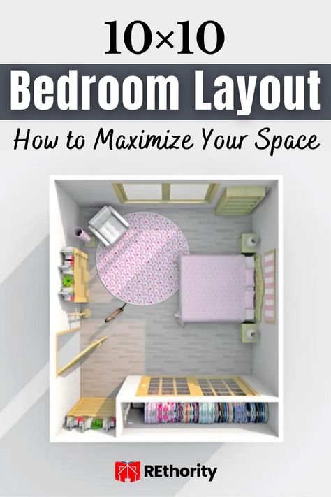 Are you looking for ways to maximize your space in a 10x10 bedroom layout? Whether you're making the most of a small bedroom or looking to create a luxurious retreat, there are plenty of ways to creatively maximize the space in your bedroom. From smart storage to furniture placement and decor ideas, this ultimate guide to 10x10 bedroom layout will show you how to make the most of your square footage. Full Bed Bedroom Layout, Nature, 11x10 Bedroom Ideas, Small Room Ideas With Big Bed, 11x11 Bedroom Layout Queen Bed, 12by12 Bedroom Ideas, 9x11 Bedroom Ideas, Wardrobe Placement In Bedroom, 9 X 10 Bedroom Ideas