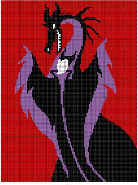 Disney Knitting Patterns Free, Graphgans Patterns Free, Stitch Fiddle Graphs, Maleficent Cross Stitch, Graphgan Squares, Cross Stitch Patterns Free Disney, Stitch Fiddle, Disney Quilt, Tema Disney