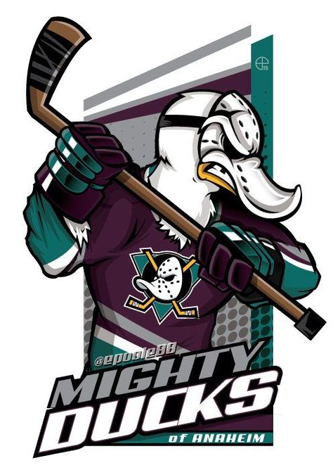 Mighty Ducks of Anaheim!!! Anaheim Ducks Hockey, The Mighty Ducks, Ducks Hockey, Duck Logo, Hockey Logos, Mighty Ducks, Nhl Logos, Hockey Humor, Team Mascots