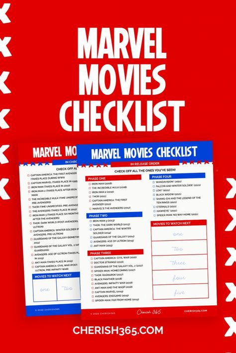 The Best Way to Watch Marvel Movies in Order and Free Printable Checklist https://cherish365.com/watch-marvel-movies-in-order-pdf/ Marvel Characters List, Marvel Movies In Order Chronological, Marvel Printables, Mcu Movies In Order, Wasp Avengers, Marvel Cinematic Universe Timeline, Disney Movie Marathon, The Incredible Hulk 2008, Marvel Movies In Order