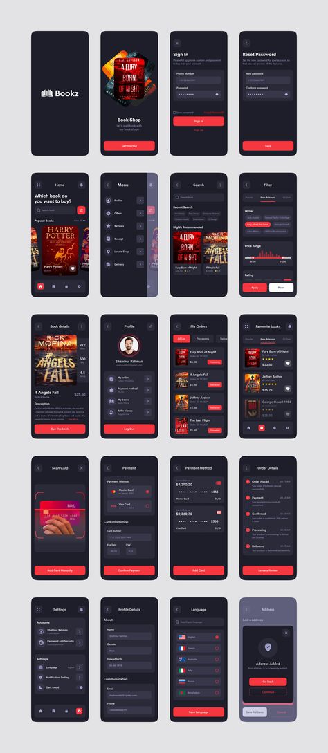 book shop mobile app ui design
online delivery mobile app ui design
ecommerce mobile app ui design
mobile bookstore
book lovers app
audio book
buy and sell service app
ebook store
literary app
digital reading
bookish community
explore books
book recommendations
book discovery
bookish adventures
mobile app ui design Mobile App Layout Design, Mobile App Interface Design, Modern Mobile App Design, Mobile Layout Design, Library App Design, Book App Design, App Page Design, Book App Ui, Mobile Design Layout