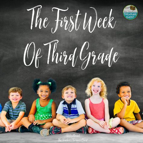 First Week of Third Grade - The Teacher's Treasure Chest First Week Of Third Grade Lesson Plans, First Week Of Third Grade Activities, Core Knowledge Third Grade, First Week Of School Activities 3rd Grade, First Week Of School Ideas 3rd Grade, First Week Of Third Grade, 3rd Grade First Week Of School, Back To School Activities 3rd Grade, First Week Of 3rd Grade