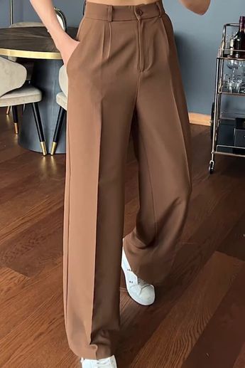 Women Formal Pants Trousers, New Pants Style For Women 2023, Women Formal Pants Outfit, Trouser Formal Women, Formal Pant For Women, Formal Jeans Outfit Women, How To Style Formal Pants Women, Formal Pants Outfit Women, Korean Trousers Outfit Women