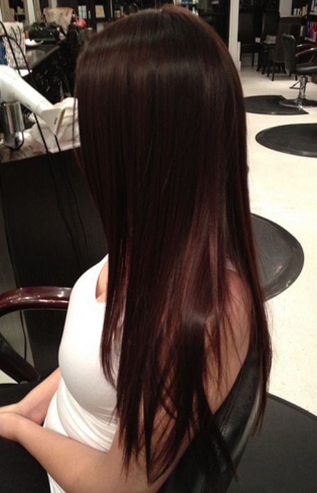 Dark Cherry Black Hair Color, Dark Tone Hair Color Ideas, Black Redish Hair Dark Brown, Dark Black And Red Hair, Red And Brown Highlights On Dark Hair, Burgundy Streaks In Brown Hair, Black Cherry Hair With Money Piece, Dark Red On Black Hair, Brown Streaks On Black Hair