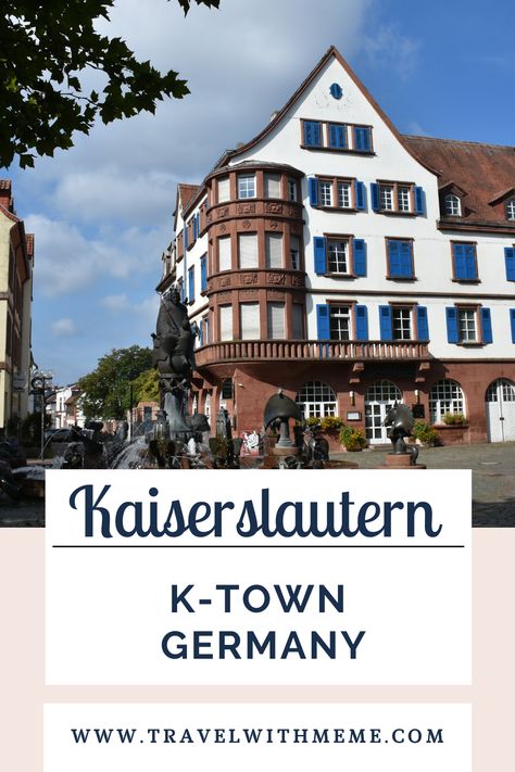 Kaiserslautern is in the Rhineland-Palatinate (Rhineland-Pfalz) region of Germany. Kaiserslautern Military Community (KMC) is the largest U.S. military community outside of the United States. Americans have had difficulty pronouncing #Kaiserslautern, so it just goes by the name K-Town. It offers a lot of things to do. Here is a guide to #K-town, #Germany, to help you to arrange a visit to the main #attractions. Germany Travel, Kaiserslautern, Ulm Germany, German Cooking, Germany Trip, Rhineland Palatinate, Culture Shock, 2023 Vision, Military Family