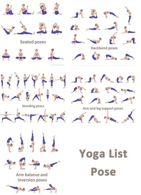 If you are looking for knowing more about the yoga pose! It is increase seated, backend, standing, arm and leg..etc. I trust it can helps you a lot! Hath Yoga Poses, Yoga Standing Sequence, Yoga Seated Poses, Arm Balancing Yoga Poses, Standing Leg Stretches, Leg Yoga Poses, Yoga Arm Stretches, Yoga For Fitness, Balancing Poses Yoga