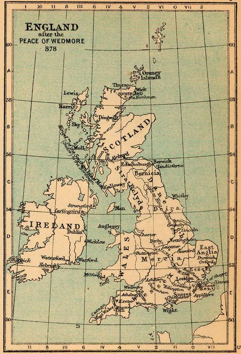 Map of England 878 Dark Academia Map, Dark Academia Posters, Britania Raya, Map Of England, Maps Aesthetic, Map Of Great Britain, English Aesthetic, Map Of Britain, Train Map