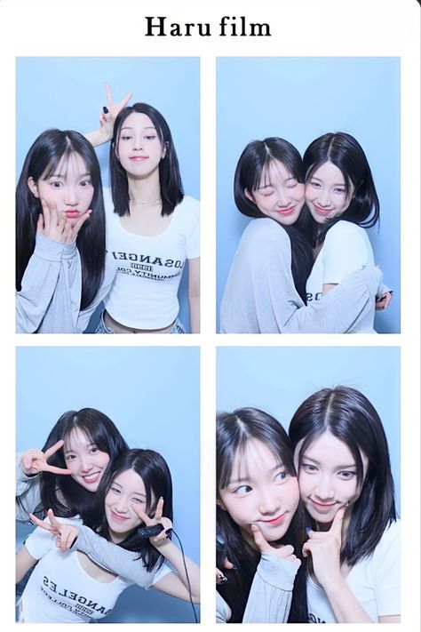 Photoism Pose Ideas, Pose For Photobooth, Bestie Photobooth Ideas, Best Friends Photobooth, Photobooth Pictures With Friends, Photo Booth Ideas Poses, Photobooth Ideas Pose, Cute Bestie Poses, Photobooth Ideas Friends