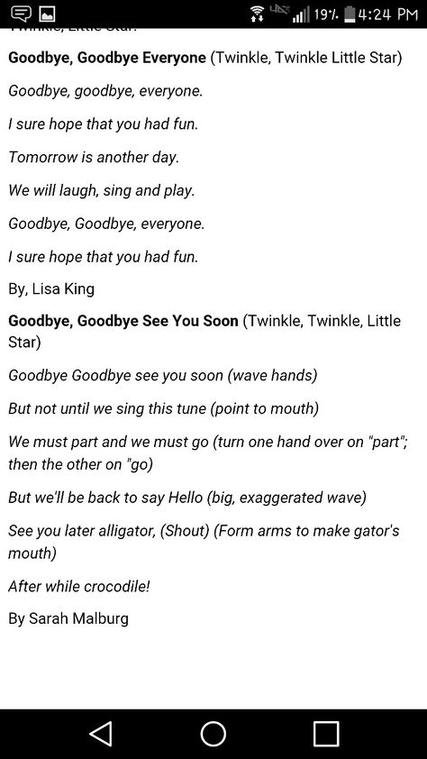 Prek Goodbye Songs, Closing Songs For Circle Time, Goodbye Song Preschool, Preschool Goodbye Songs, Good Bye Songs For Preschool, Goodbye Songs For Kindergarten, Preschool Goodbye Song, Goodbye Songs For Preschool, Goodbye Songs