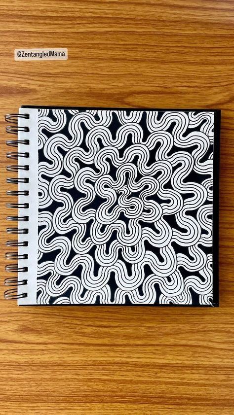 Instagram Sketch Book Pen, Uniball Pens, Pattern Zentangle, Geometric Patterns Drawing, Fine Liner Pen, Patterns Drawing, Pinwheel Pattern, Art Zentangle, Mindful Art