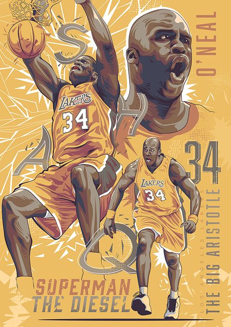 Shaquille O'neal / Los Angeles Lakers / Shaq / Fan Art / NBA https://www.instagram.com/p/Cjw6HnmBEGF/?img_index=1 Nba Comic Art, Nba Cartoon Wallpaper, Shaquille O'neal Wallpaper, Shaq Wallpapers, Shaq Dunk, Nba Legends Art, Demetrius Johnson, Shaq O Neal, Basketball Shoes Kobe