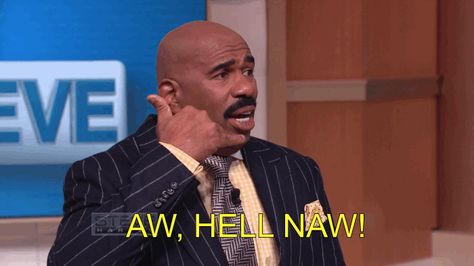 New trending GIF on Giphy. steve harvey hell no hell naw. Follow Me CooliPhone6Case on Twitter Facebook Google Instagram LinkedIn Blogger Tumblr Youtube Dating Red Flags, Oh Hell No, Sean Combs, Tell My Story, Kid Cudi, Someone Told Me, Steve Harvey, Red Flag, That One Friend