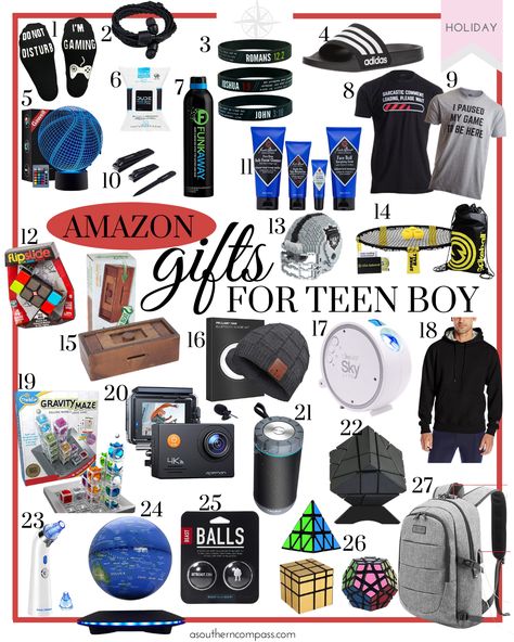 Finding Christmas Gifts For Teen Boys in 2020 is a challenge. Check out this ultimate gift guide for teenagers with all gifts under $100 and many gifts under $20 and gifts under $50. These gift ideas will show you know what's cool and will keep you on budget. Gifts For Boys 8-10, Gift Ideas For Boys 8-12, Teenager Christmas Gifts, Boys Gifts Ideas, Teen Boy Gift Ideas, Christmas Gifts For Teen Boys, Teen Guy Gifts, Guy Gift Ideas