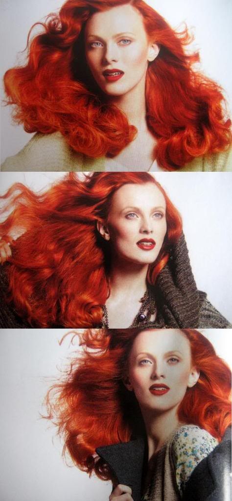 Karen Elson Glamour Magick, Rich Hair Color, Drag Inspiration, Model Behavior, Flame Princess, Red Hair Inspo, European Aesthetic, Karen Elson, 90s Model