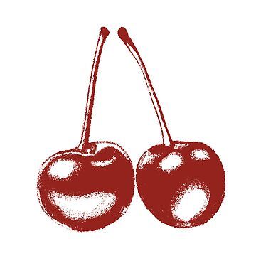 Cherries Aesthetic Icon, Patchwork, Cherry Posters Aesthetic, Images For Mood Board, Cute Fruit Print, Cherry Icon Aesthetic, Images For Tshirt Printing, Cherry Poster Aesthetic, Cherry Red Widgets