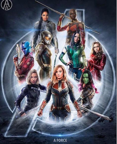 Marvel Fans Made An All-Female Movie Poster, And It’s Awesome - CINEMABLEND Female Avengers, Avengers Women, Marvel Female Characters, Avengers Girl, Marvel Heroines, Harley Queen, Female Superhero, Pahlawan Marvel, Marvel Superhero Posters