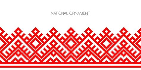 Vector slavic red and belarusian nationa... | Premium Vector #Freepik #vector #embroidery-pattern #russian-pattern #ukrainian #folk-pattern Ornament Background, Ornament Embroidery, Folk Illustration, Digital Borders Design, Digital Borders, Abstract Texture, Arabic Words, Screen Wallpaper, Border Design