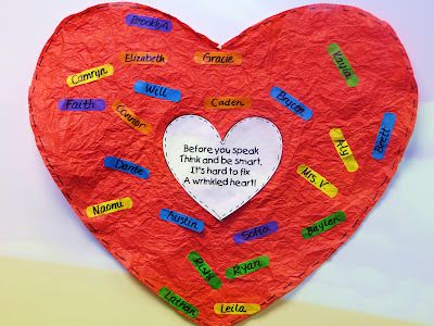 "It's Hard to Fix a Wrinkled Heart" Activity to Go with Book, Chrysanthemum by Kevin Henkes Chrysanthemum Activities, Wrinkled Heart, Daisy Activities, Friendship Theme, Daisy Troop, Class Meetings, Kindness Activities, Troop Leader, Counseling Lessons