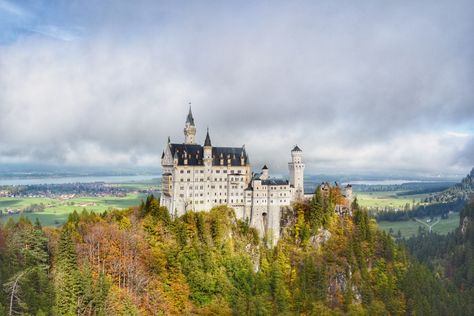 Visiting Neuschwanstein Germany Cinderella Castle For a Fairytale Day - WanderInGermany Bavarian Alps, Castles To Visit, European Destination, Europe Trip Itinerary, Cinderella Castle, European Destinations, Fall Travel, Going On Holiday, Travel Tours