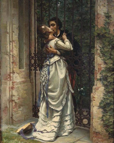 𝐴𝑟𝑡.ㅤ on Twitter: ""The Kiss" by Silvio Allanson (1910)… " Romance Arte, Art Romantique, Kiss Painting, Romantic Paintings, Rennaissance Art, Romance Art, Art Classique, Cover Ideas, Classic Paintings