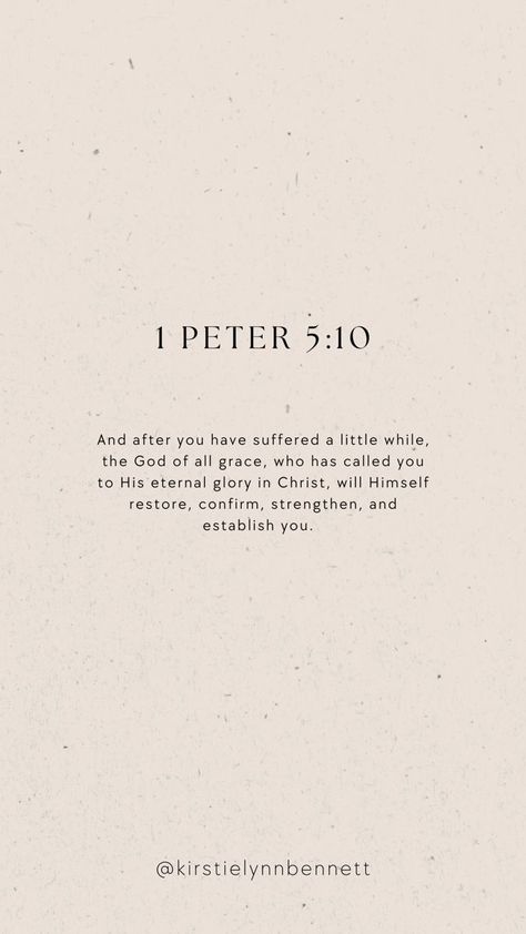 1 Peter 5 10, Peter 5 10, Gods Plan Quotes, Motivational Bible Verses, 1 Peter 5, Comforting Bible Verses, Powerful Bible Verses, Christian Bible Quotes, Ayat Alkitab