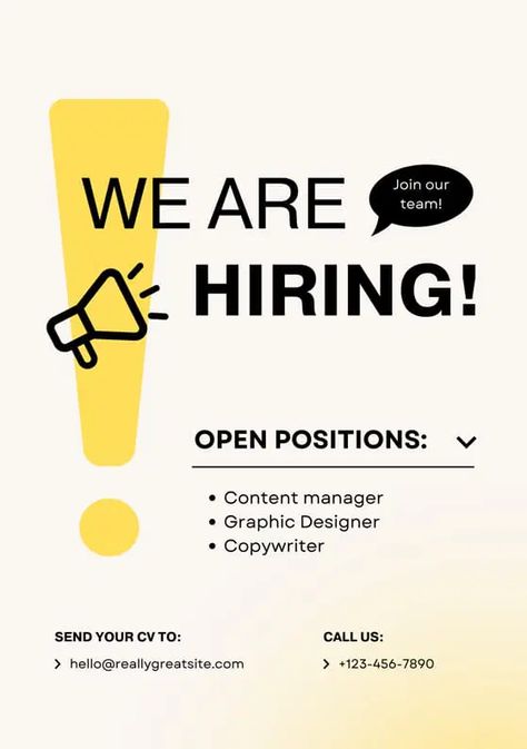 We Are Hiring Poster Template, We Are Hiring Creative Ads, Hiring Poster Creative Design, Creative Hiring Ads Ideas, Hiring Poster Creative, We Are Hiring Poster Design, Job Vacancy Poster, Vacancy Poster, We Are Hiring Poster