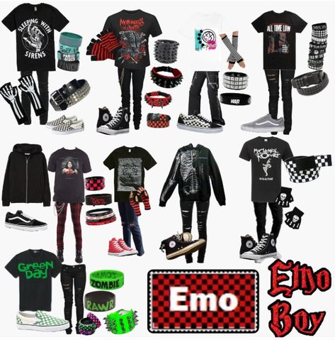 Emo outfit Emo Style Men 2000s, 2023 Emo Outfits, Emo 2000s Fashion Men, 2000s Emo Male Fashion, Emo Flannel Outfits, Summer Emo Outfits 2000s, Emo Outfit Ideas Men, 2000s Emo Fits, Guys Emo Outfits