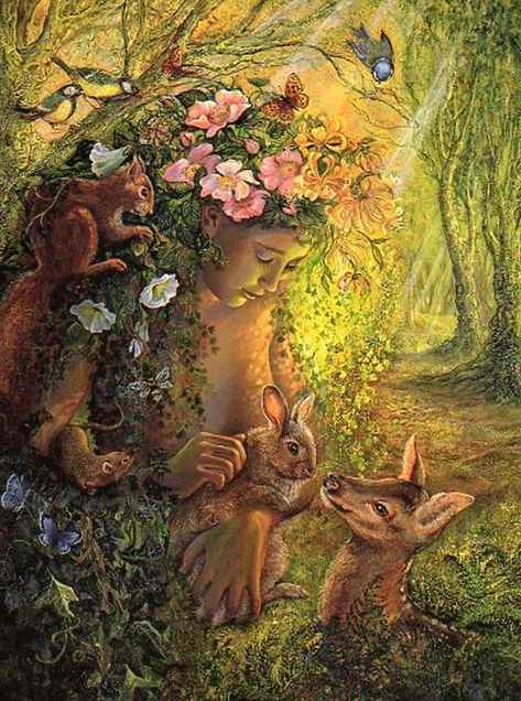 Ostara Ritual, Josephine Wall, Wood Nymphs, Vernal Equinox, Spring Equinox, Sacred Feminine, Beltane, Fairy Land, Beatrix Potter