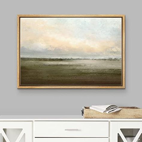 Pastel, Art Over Couch, French Country Landscaping, Landscape Minimalist, Rustic Landscaping, Dusk Sky, Bathroom Wall Decor Art, Modern Rustic Living Room, Grand Art Mural