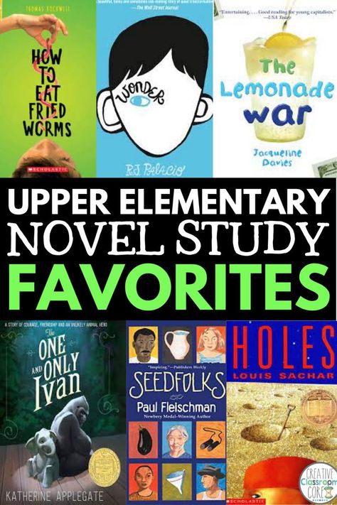 Novel Study For Grade 3, Grade 4 Novel Study, Grade 5 Novel Study, Novel Studies For Middle School, 3rd Grade Novel Study, Fourth Grade Novel Studies, Upper Elementary Read Alouds, Novel Studies For 3rd Grade, Soft Start Upper Elementary