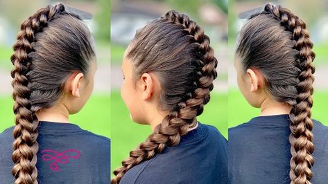 Dragon Braid Tutorials, Dragon Hairstyles, Dragon Braid, Ladder Braid, Cute Hairstyles Updos, French Braids Tutorial, Tail Hairstyle, Messy Bun With Braid, Tail Braids