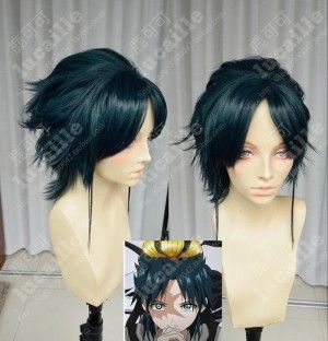 Magi The Labyrinth of Magic Hakuryuu Ren Dark Teal Green Short Cosplay Party Wig Ren Cosplay, Hakuryuu Ren, Dark Teal Green, Magi The Labyrinth Of Magic, Anime Magi, Wig Party, Halloween Wigs, The Labyrinth, Full Hair