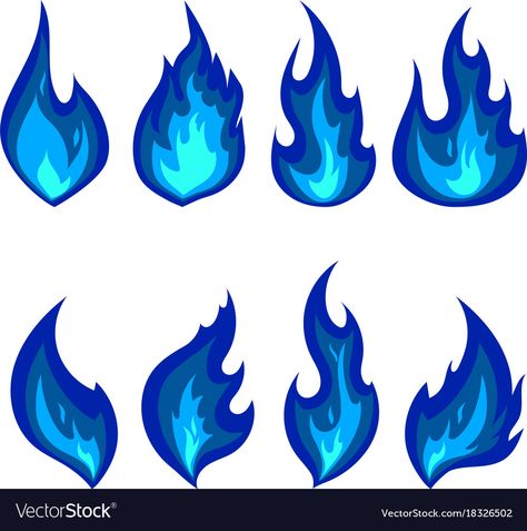 Croquis, Drawing Flames, Godzilla Birthday Party, Fire Vector, Fire Icons, Fire Drawing, Blue Drawings, Shapes Preschool, Graffiti Doodles