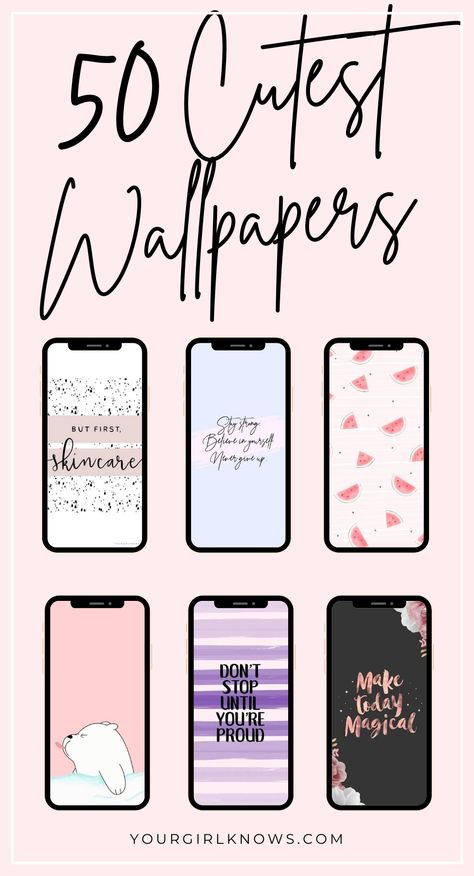 Got a new phone? In mood of some aesthetic wallpapers? Hi girl, here are 50 cute wallpapers backgrounds that will actually jazz up your phone. You can totally download hese cute wallpapers for phone for yourself now! | cute wallpaper aesthetic, cute wallpaper backgrounds, cute wallpaper backgrounds, cute wallpapers for phone, cute wallpaper backgrounds for girls,wallpaper iphone cute | #cutewallpaper #wallpaper Teenage Wallpaper Aesthetic, Iphone Wallpaper Cute Girly, Trendy Wallpaper Iphone Backgrounds, Cute Aesthetic Wallpaper For Ipad, Girls Wallpaper Aesthetic, Girl Phone Wallpapers, Girly Wallpaper Iphone Aesthetic, Wallpaper For Girls Phone, Girls Wallpaper Iphone