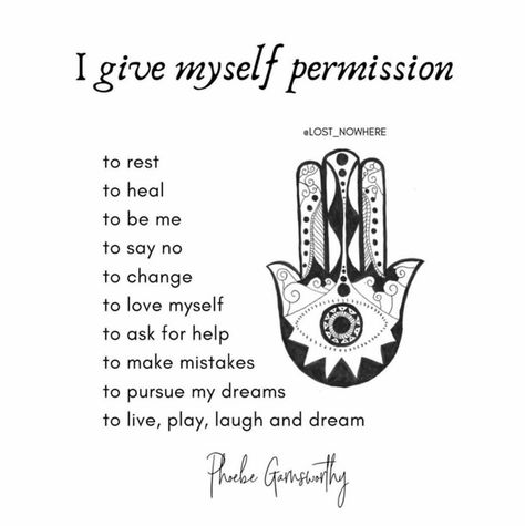 I Give Myself Permission to rest, to heal, to be me, to say no - setting boundaries - how to create them, implement them and enforce them. https://phoebegarnsworthy.com/ Healing Quotes, Self Forgiveness, Self Love Affirmations, Angel Number, Positive Self Affirmations, Love Affirmations, Positive Affirmations Quotes, Spiritual Guidance, Manifestation Affirmations
