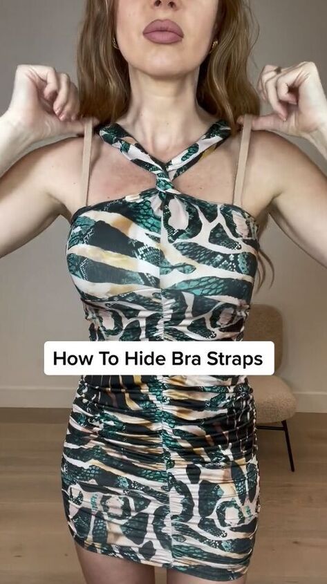 Fix Bra, Hide Bra Straps, Halter Neck Bra, Bra Hacks, Dresses Aesthetic, White Summer Dress, Dress Alterations, Convertible Bra, Halter Bra