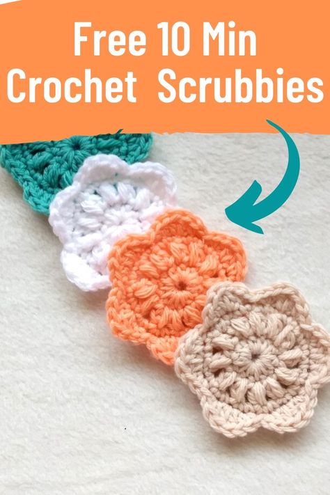 This free crochet face scrubbies pattern can be made with very little yarn. They are the best eco-friendly crochet makeup remover pads you can make. Make the floral scrubies with cotton yarn. Amigurumi Patterns, Crochet Face Scrubbies And Basket Pattern Free, Crochet Face Cloth Free Pattern Easy, Crochet Makeup Remover Pads Pattern, Crochet Shapes Pattern Free, Crochet Face Scrubbies With Basket Free Pattern, Easy Crochet Dish Scrubbies Pattern Free, Easy Crochet Face Scrubbies, Makeup Scrubbies Crochet Pattern