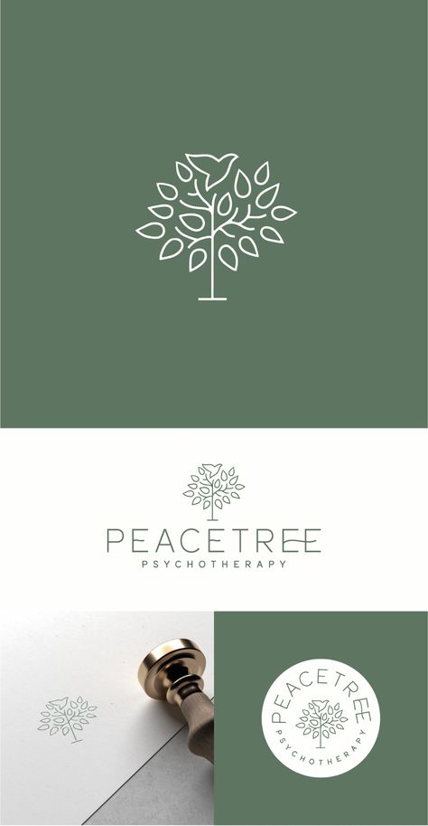 Logo Design Practice, Grafik Design Logo, Tree Logo Design, Nature Logo Design, Logo S, Tree Logo, Tree Logos, Care Logo, Pet Logo Design