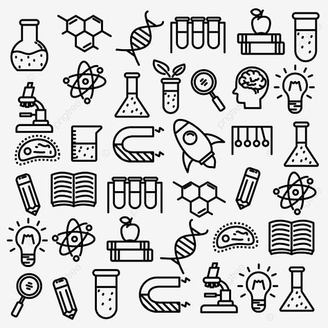 Science Drawing Ideas, Study Doodle, Medicine Knowledge, Atom Structure, Chemistry Drawing, Education Symbol, Drawing Ideas Art, Biology Drawing, Physics Paper