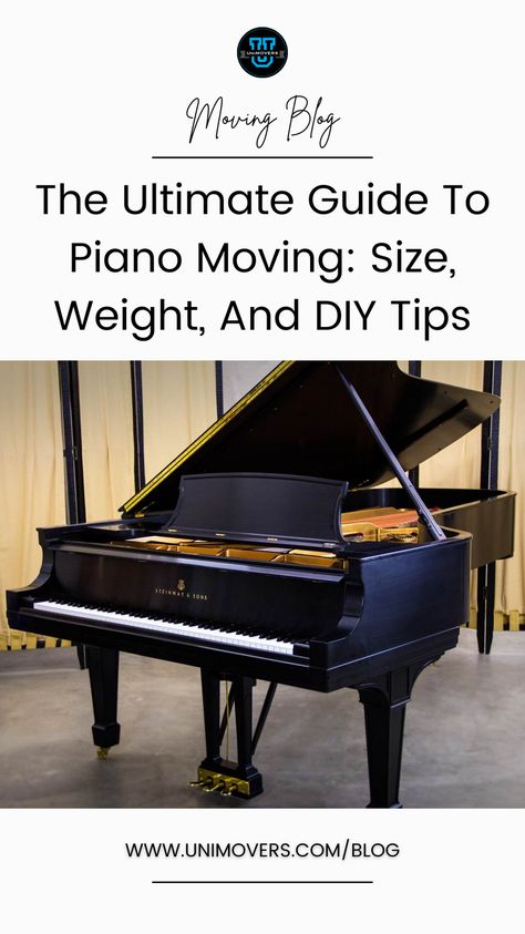 Getting ready to move but have a massive piano you don't know how to get from one house to the next? Check out our guide for all the best advice you need to move your piano. Pianos, Types Of Pianos, Diy Moving, Moving To A New Home, Electric Keyboard, Baby Grand Piano, Moving A Piano, Moving Blankets, Getting Ready To Move