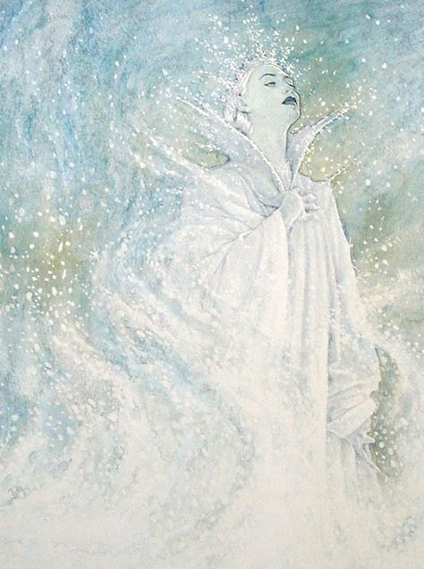 Best of ‘The Snow Queen’ Art, Part 2 | Indigo Xix Polyvore Items, The Snow Queen, 동화 삽화, Snow Maiden, Queen Art, Fairytale Illustration, The Crow, Fairytale Art, Snow Queen