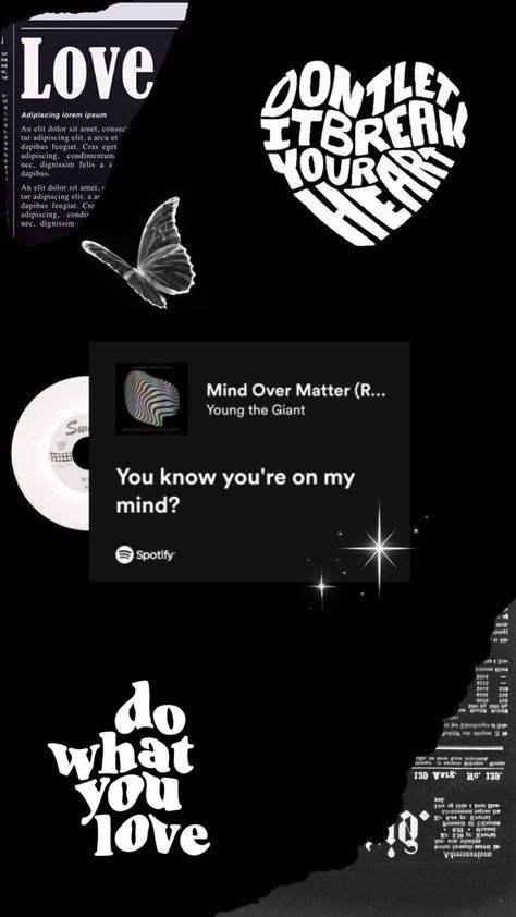 Eu que fiz! Spotify Wallpaper Aesthetic Black, Cute Wallpapers Aesthetic Black And White, Black Lyrics Aesthetic, Mind Over Matter Wallpaper, Wallpaper Iphone Spotify, Aesthetic Wallpaper Romantic, Dark Love Wallpaper, Aesthetic Wallpaper Iphone Dark, Aesthetic Spotify Wallpaper