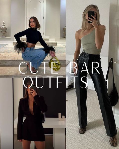 Outfit Ideas For Night Out, Outfit To Go Out At Night, Thanksgiving Eve Outfit Bar, Drink Outfit Evening, Outfit For Bar Night, Drinks Night Outfit, Afterwork Drinks Outfit, Winter Pub Outfit, Bar Night Outfit Casual