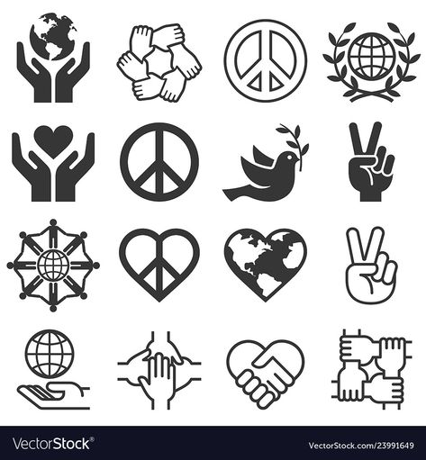 Peace Sign Tattoos, Luxe Logo, Peace Logo, Peace Symbols, Beginner Tattoos, Love Symbol, Logo Creator, Symbols Of Freedom, Heart Drawing