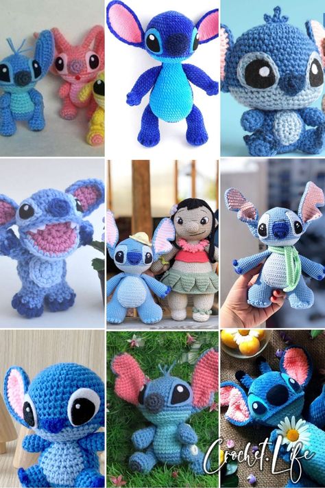 Ohana means family, so these fun 13 fun Stitch crochet patterns inspired by Lilo and Stitch will definitely bring a smile to yours. Free Disney Stitch Crochet Pattern, Crochet Pattern For Stitch Doll, Free Crochet Pattern For Stitch, Amigurumi Patterns, Lilo And Stitch Crochet Patterns Free, Crocheted Lilo And Stitch, Crochet Stitch Disney Pattern, Crochet Stuffed Stitch, Crochet Stitch Stuffy