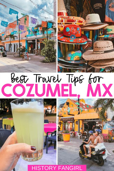 40 Essential Cozumel Travel Tips: Planning a Trip to Cozumel Made Simple! - History Fangirl Mexico, Playa Del Carmen, Cozumel Outfits, Bach Cruise, Cozumel Mexico Cruise, Cozumel Cruise, Cozumel Island, Mexico Cruise, Mexico Trip