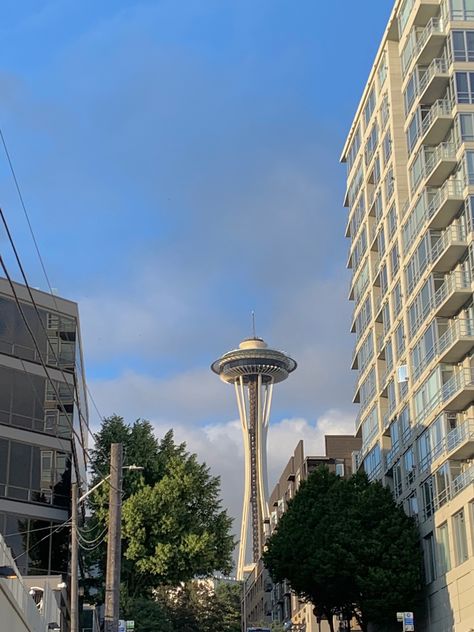 Los Angeles, Seattle Space Needle Aesthetic, Living In Seattle Aesthetic, Downtown Seattle Aesthetic, Seattle Aesthetic Summer, Seattle Washington Aesthetic, Aesthetic Seattle, Citylife Aesthetic, Seattle Instagram