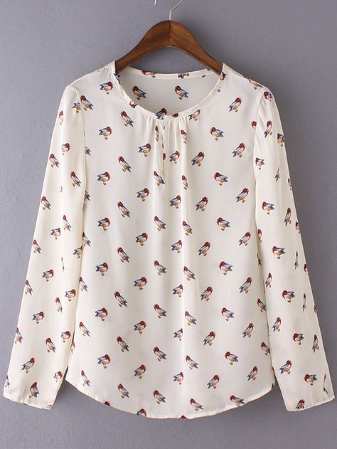 Chiffon long sleeve